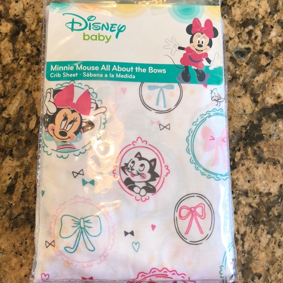 Disney Bedding Baby Minnie Mouse Crib Sheet Poshmark